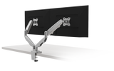 Proper-Height Dual Monitor Ergonomic Arm
