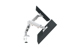 Proper-Height Dual Monitor Ergonomic Arm