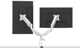 Proper-Height Dual Monitor Ergonomic Arm