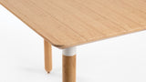 Reya™ Tapered Bamboo Leg Desk (rounded safe edges)