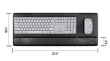 Compact Ergo-Adjustable Keyboard Tray