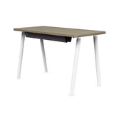 Reya™ White Metal Leg Desk (rounded safe edges)