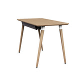 Reya™ Tapered Bamboo Leg Desk (rounded safe edges)