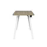 Reya™ White Metal Leg Desk (rounded safe edges)