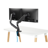 Reya™ White Metal Leg Desk (rounded safe edges)