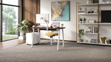 Reya™ White Metal Leg Desk (rounded safe edges)