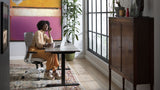 "Easy-Assembly" Height-Adjustable Desk