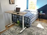 Wheels for Height-Adjustable Desk (adds 2" of height)