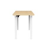 Reya™ White Metal Leg Desk (rounded safe edges)